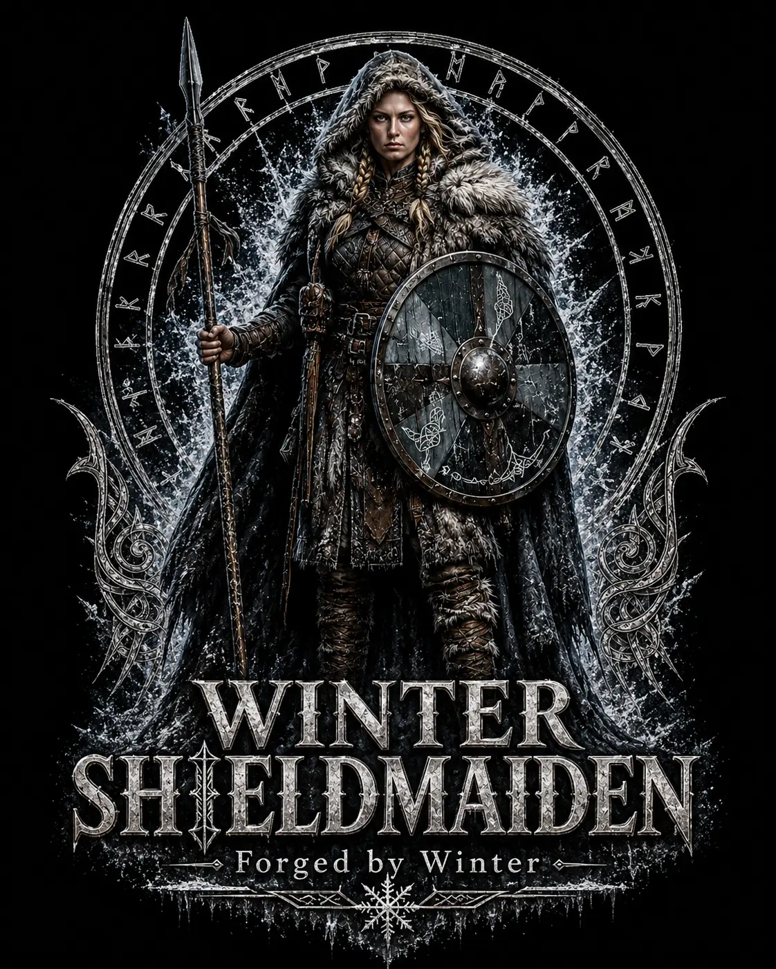 Winter Shieldmaiden — Forged by Winter artwork by R3X Studio